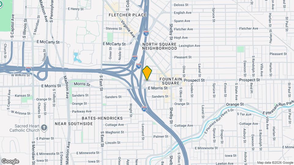 907 Prospect St Map and Location Details