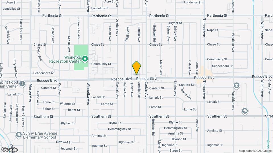 19759 Roscoe Blvd Map and Location Details