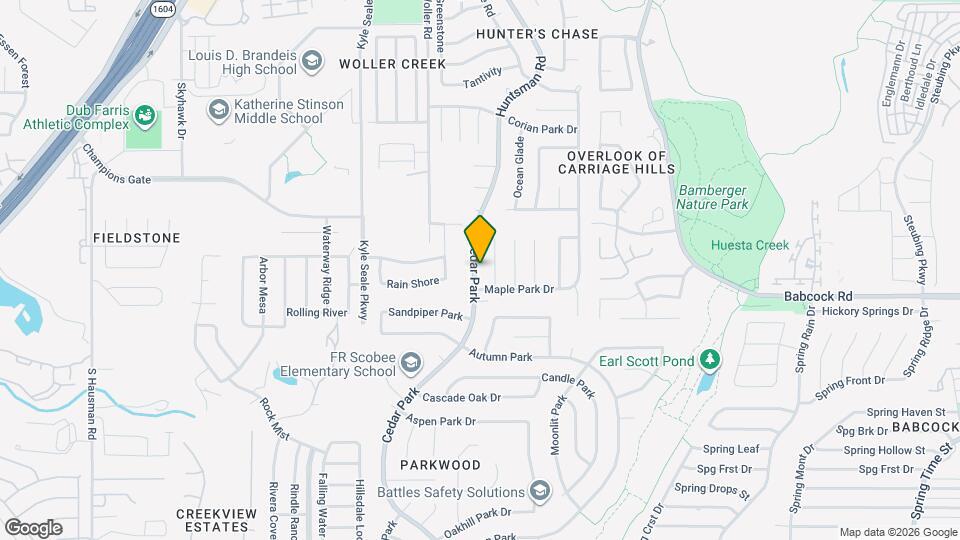 11418 Cedar Park Map and Location Details