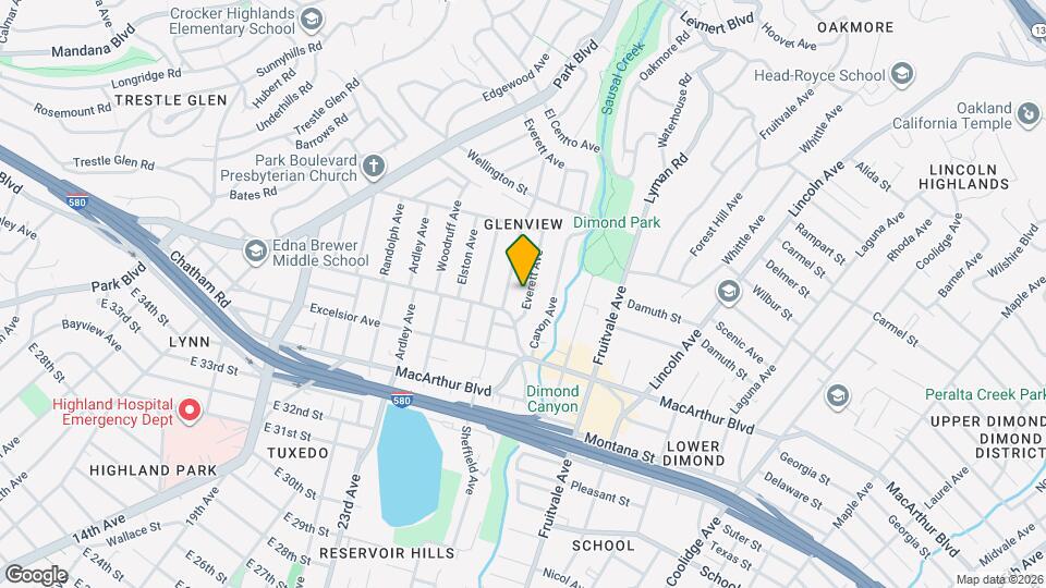 3901 Everett Ave Map and Location Details