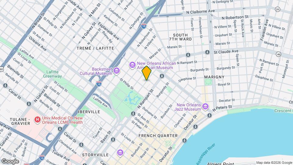 1130 Henriette Delille St Map and Location Details