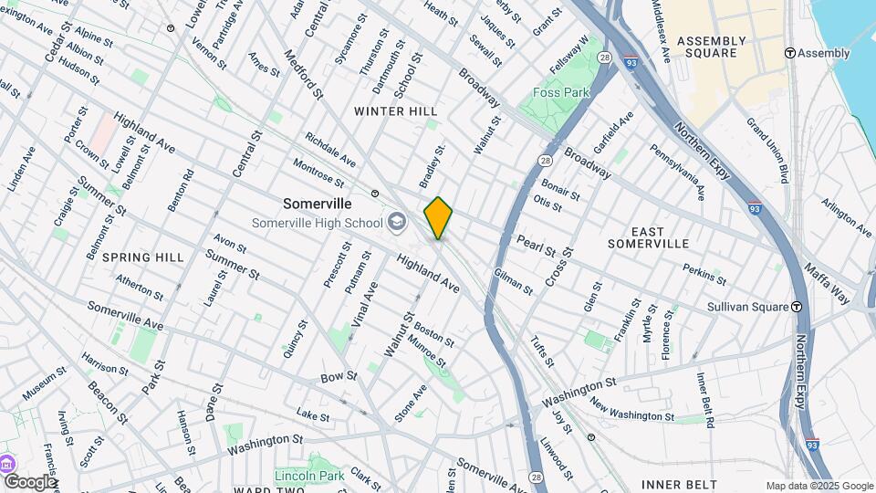 301 Medford St, Unit 1 Map and Location Details