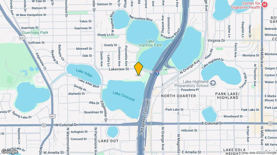 306 Lakeview St Map and Location Details