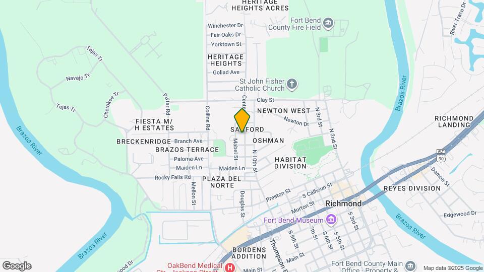 709 Center St Map and Location Details