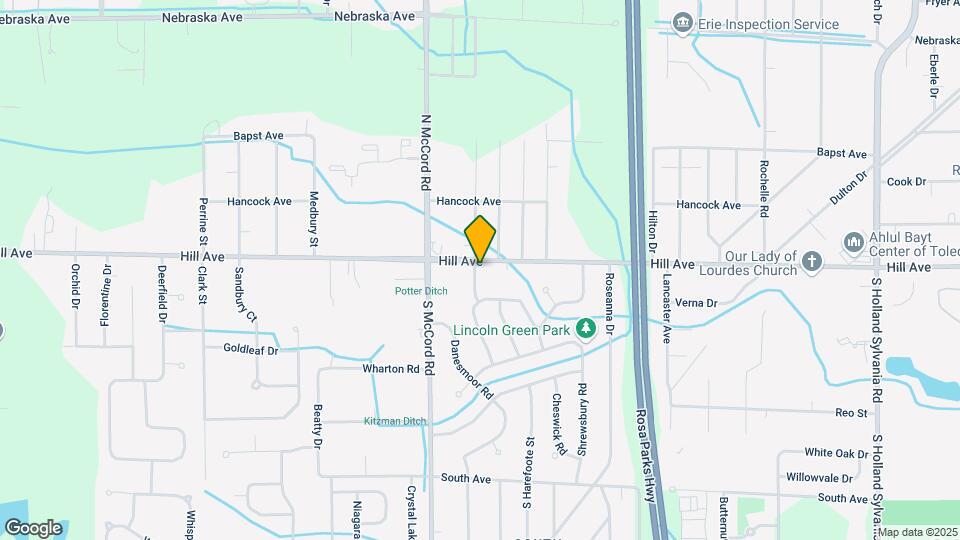 6653 Hill Ave Map and Location Details