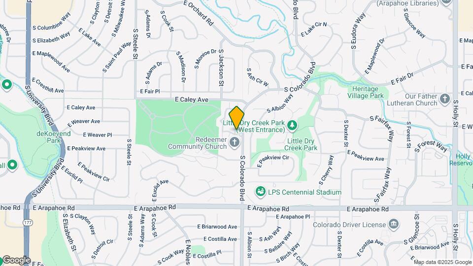 6474 S Harrison Ct Map and Location Details