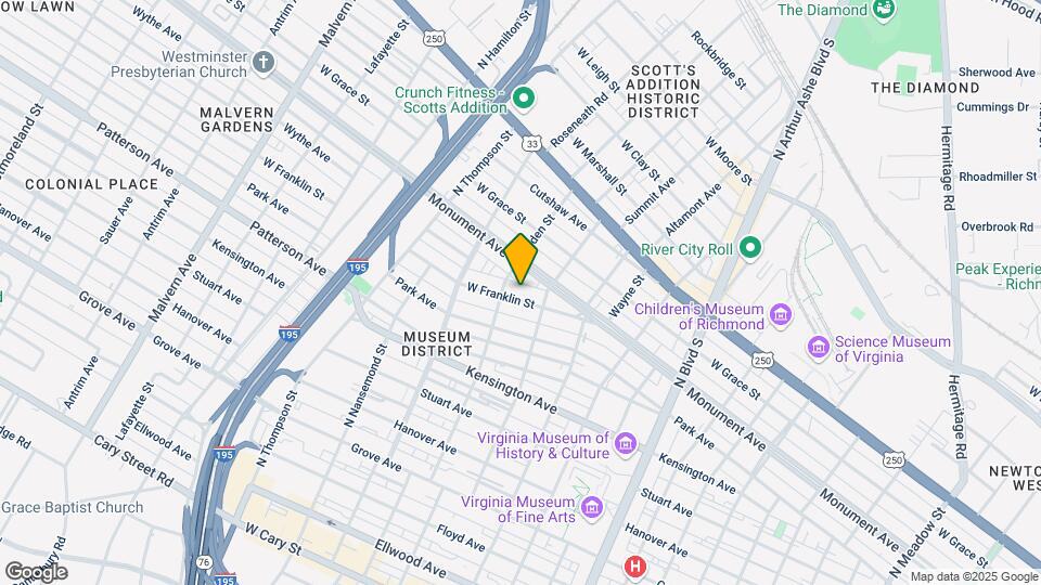 3220 W Franklin St, Unit B Map and Location Details