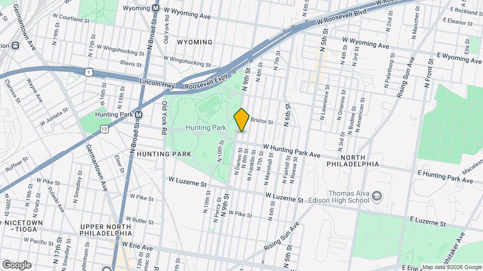 4214 N Darien St Map and Location Details