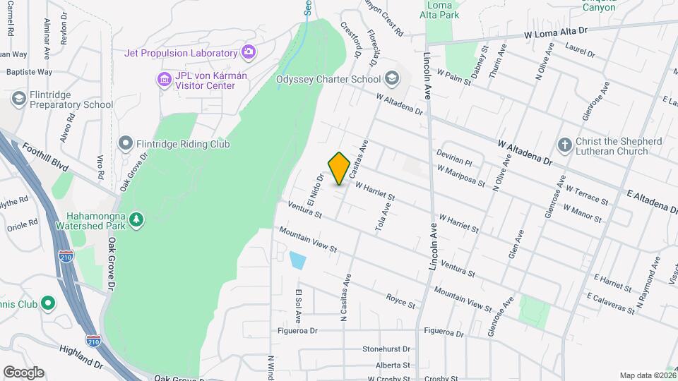 2851 Casitas Ave, Unit Newly Built Guest Apt Map and Location Details