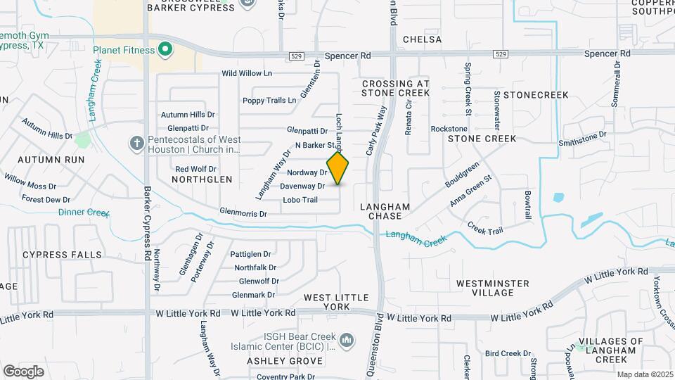 17303 Davenway Dr Map and Location Details