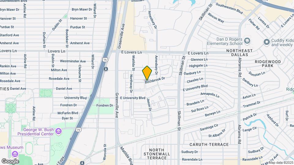 5916 Birchbrook Dr Map and Location Details