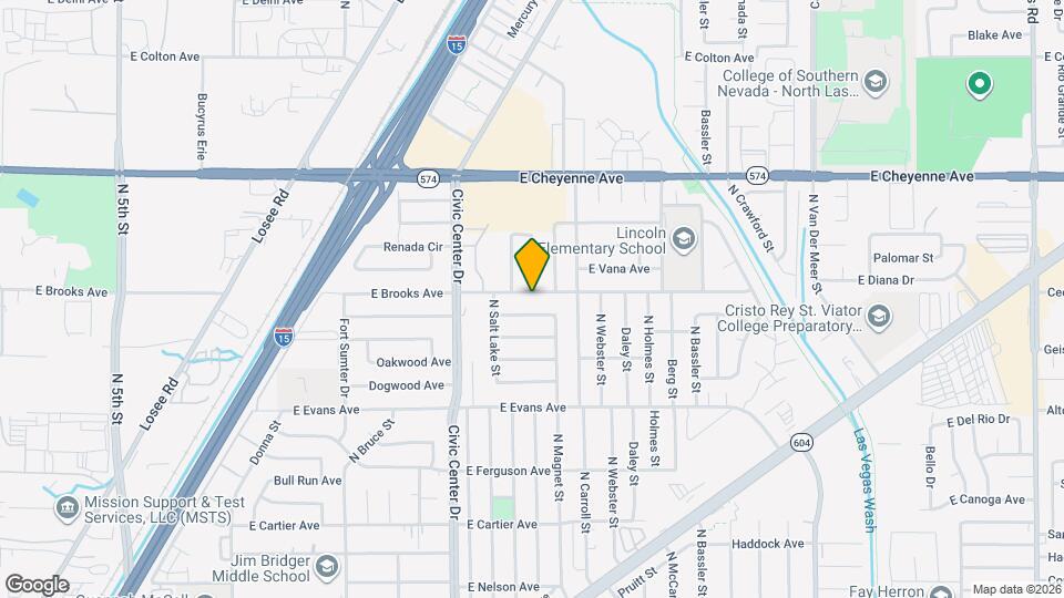 2301 E Brooks Ave Map and Location Details