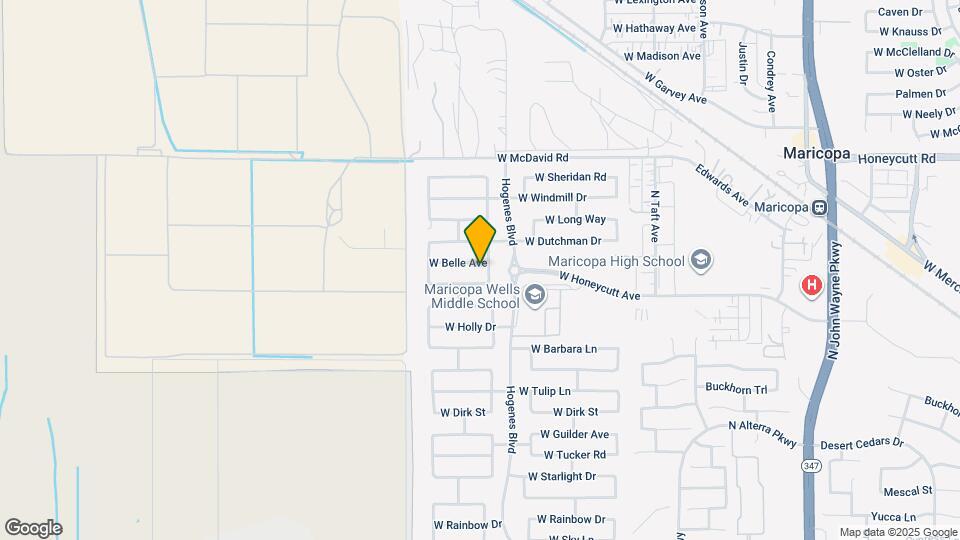 46009 W Belle Ave Map and Location Details
