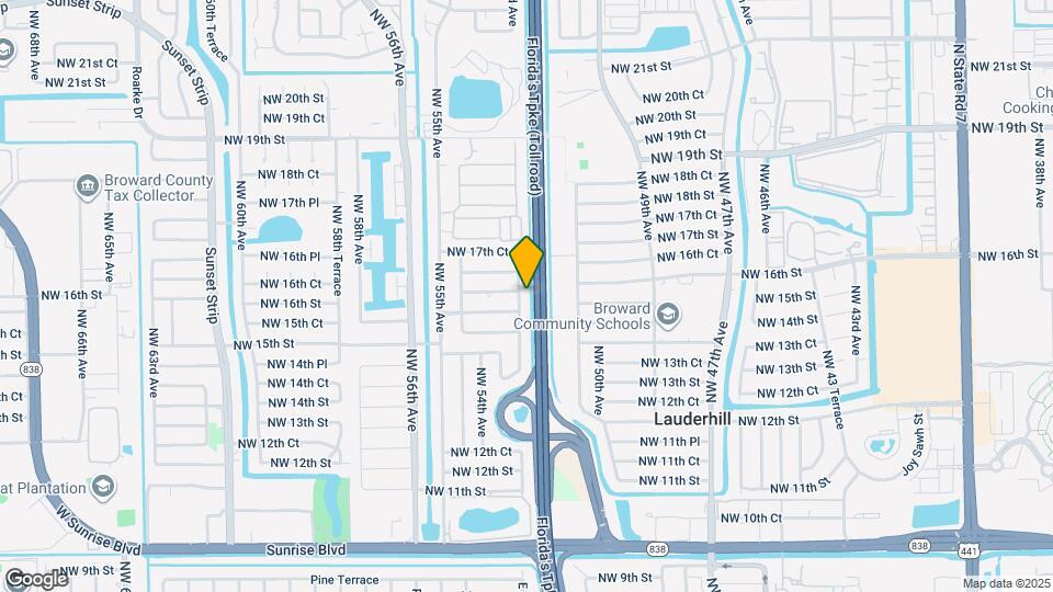 1620 NW 52nd Ave Map and Location Details