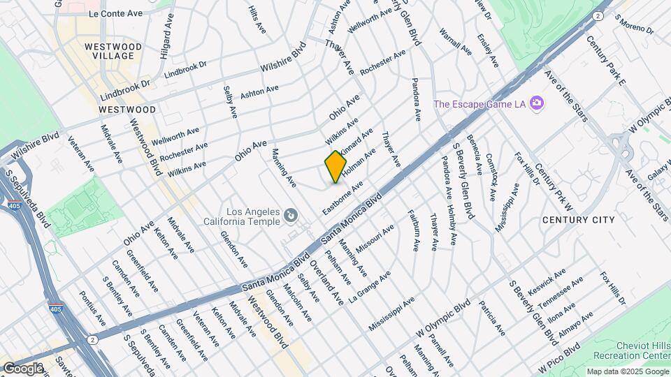10620 Holman Ave Map and Location Details