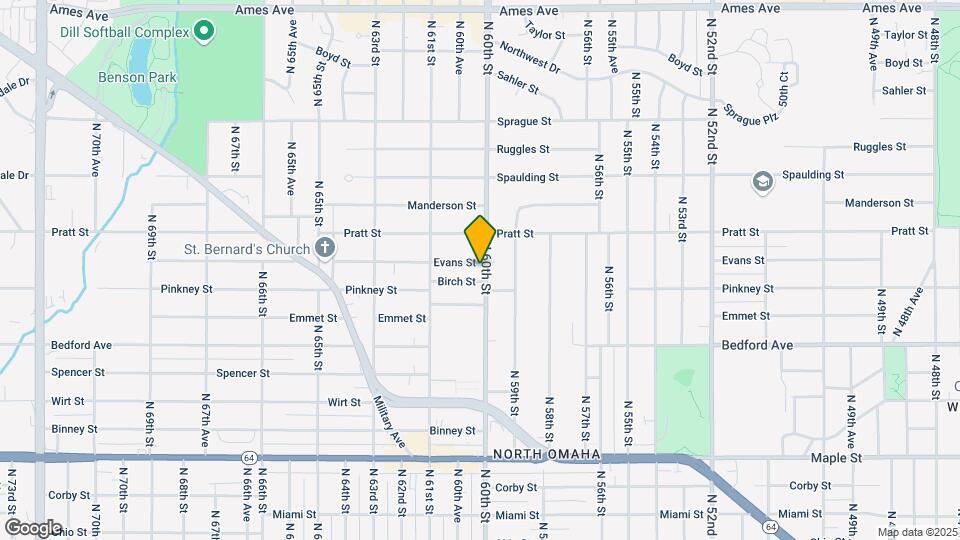 3558 N 60th St Map and Location Details