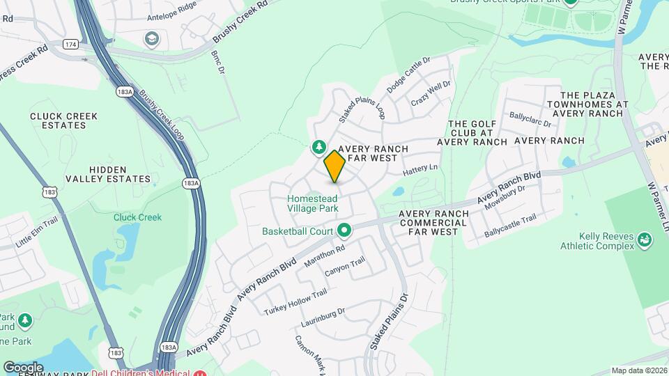 11512 McDows Hole Ln Map and Location Details