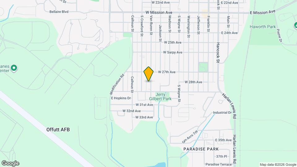 2802 Van Buren St Mapa y Detalles de la Ubicación