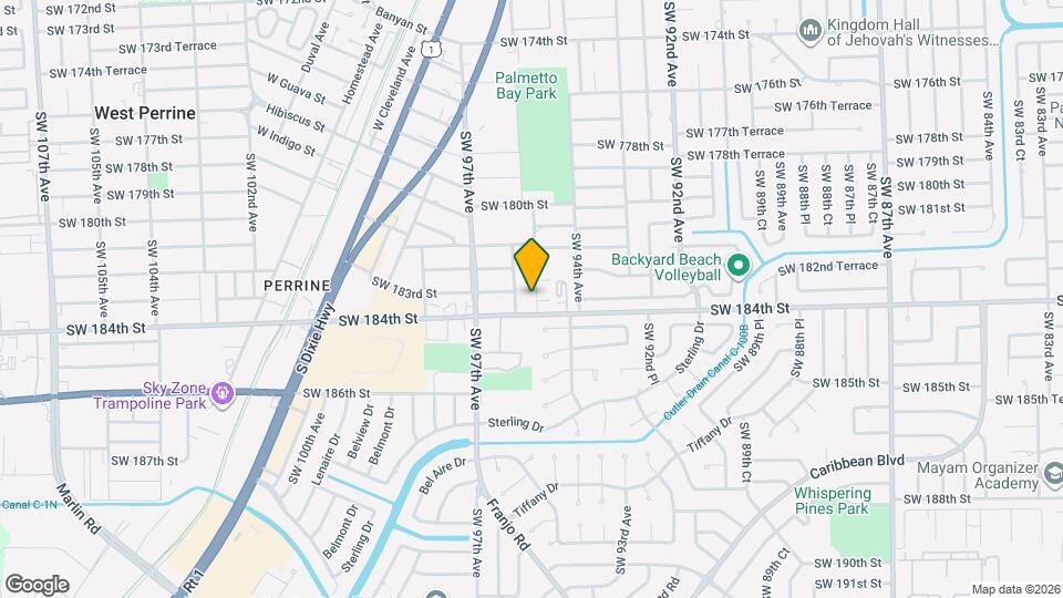 18322 SW 94th Ct Map and Location Details