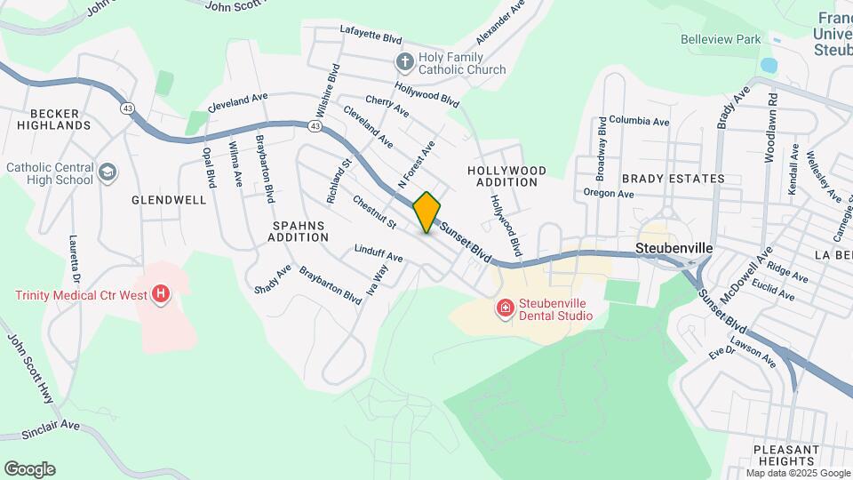 2339 Chestnut St Map and Location Details