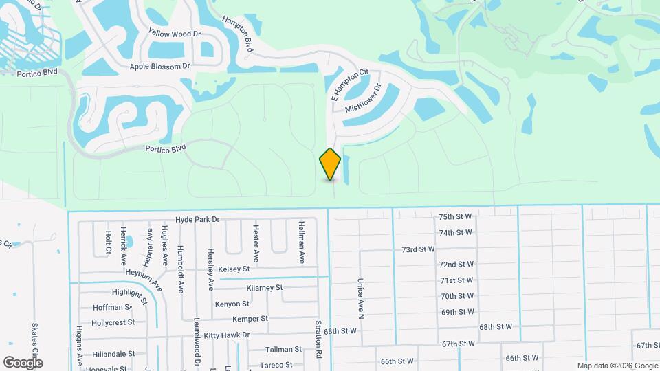 3697 E Hampton Cir Map and Location Details