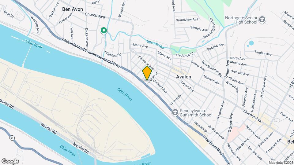 111 S Ohio St Map and Location Details