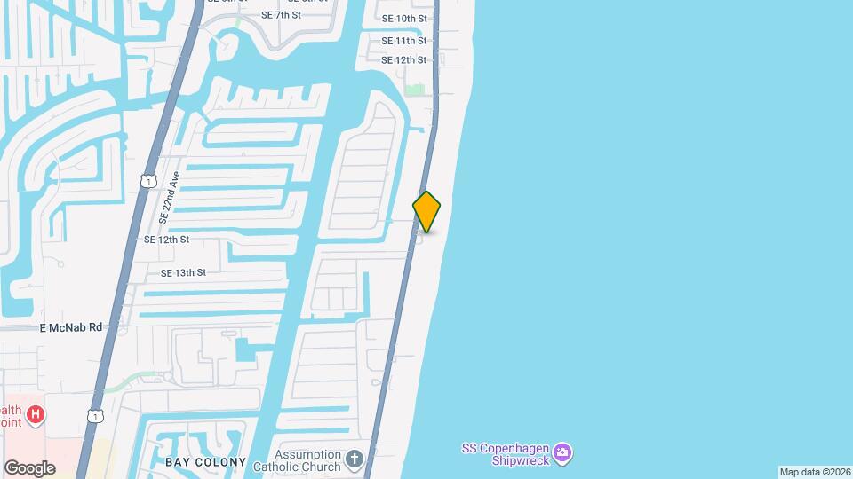 1410 S Ocean Blvd, Unit Unit S3 Map and Location Details