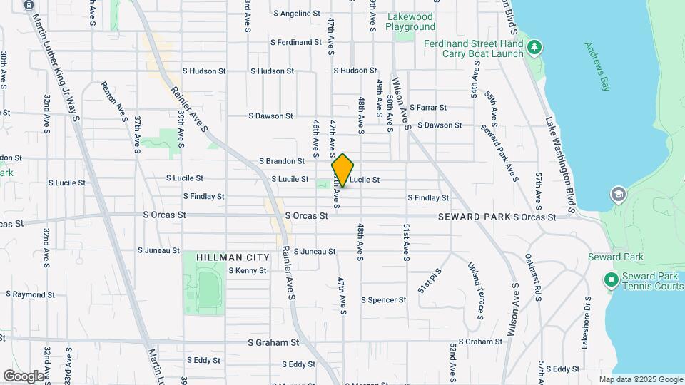 4706 S Findlay St Map and Location Details