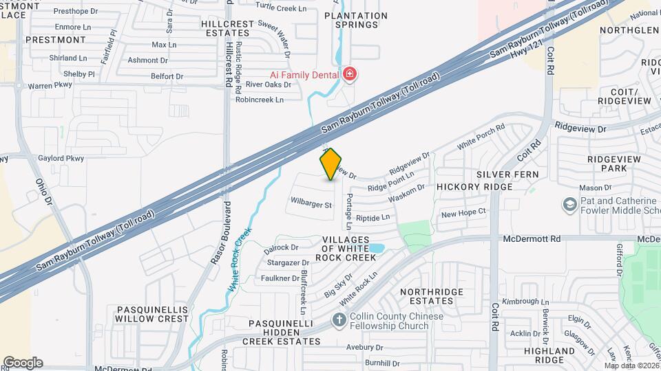 9209 Guadalupe St Map and Location Details