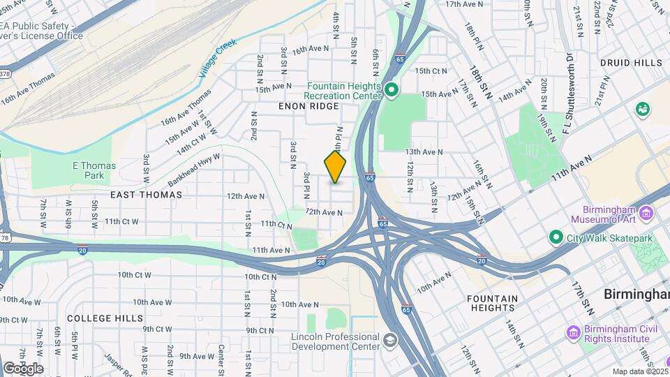 1225 4th Pl N Map and Location Details