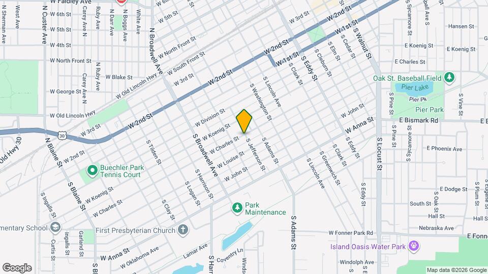 1417 W Charles St Map and Location Details