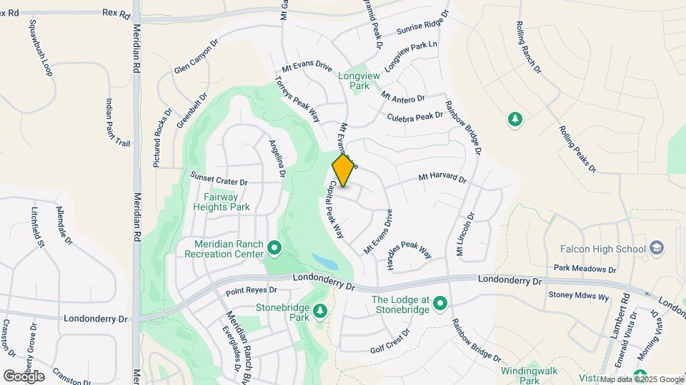 12434 Mount Belford Way Map and Location Details
