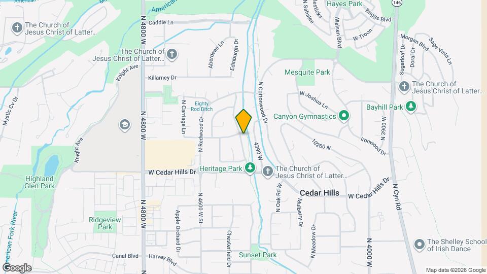 10216 N Forest Creek Dr Map and Location Details
