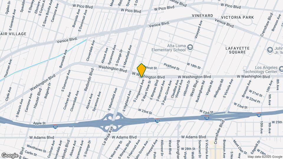 1915 S Longwood Ave Map and Location Details