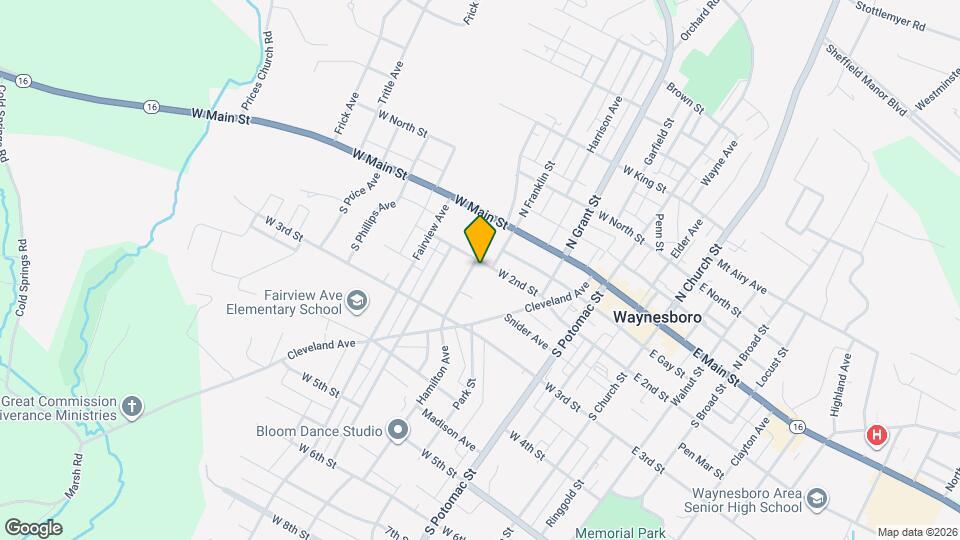 276 W 2nd St Map and Location Details