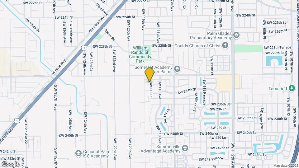 12977 SW 233rd Terrace Map and Location Details