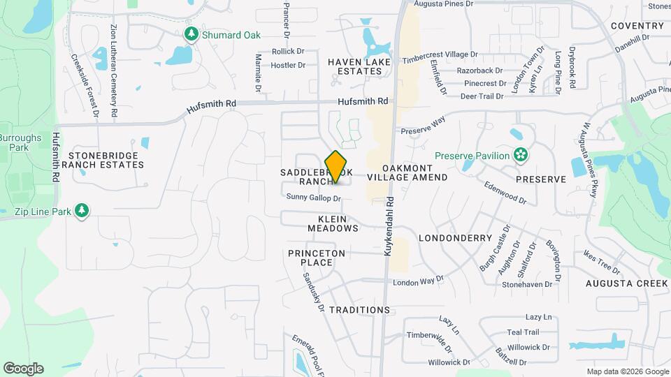 8627 Sweet Pasture Dr Map and Location Details