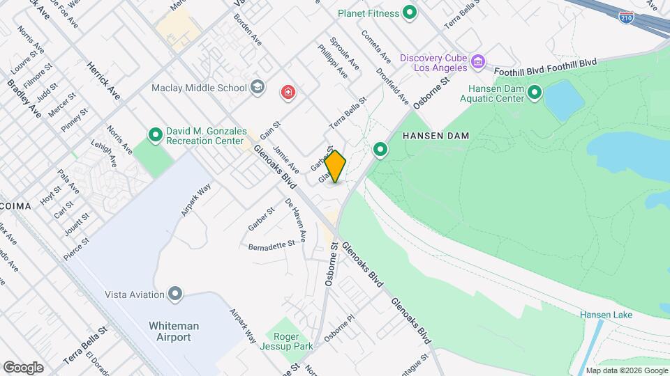 10837 Fellows Ave Map and Location Details