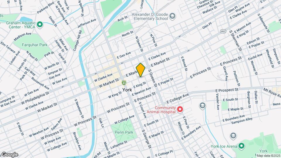 31 S Duke St Map and Location Details