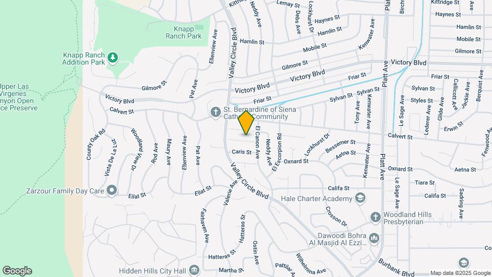 24221 Aetna St Map and Location Details