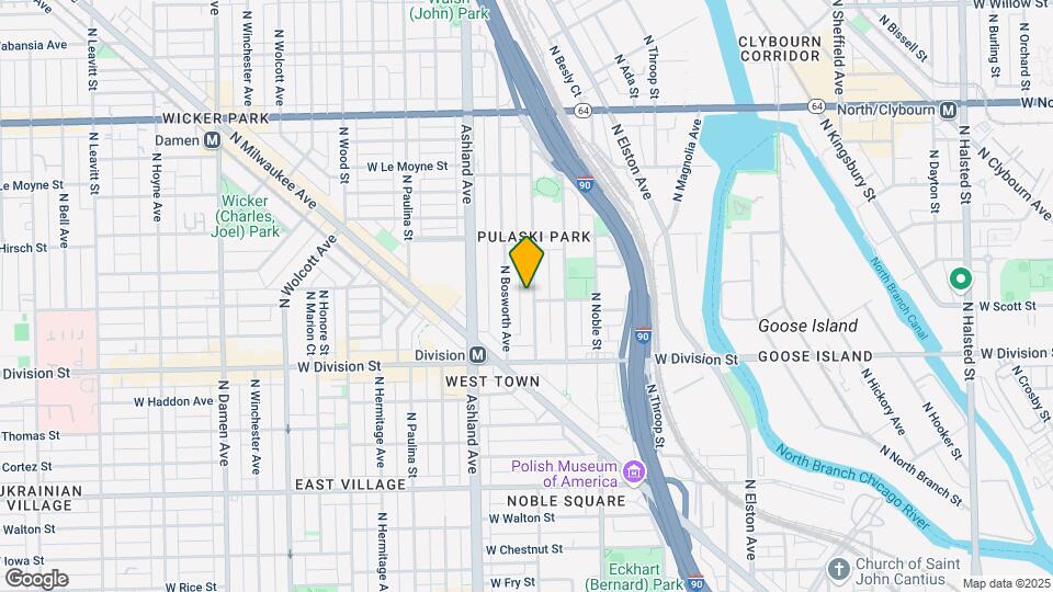 1302 N Greenview Ave, Unit 2R Mapa y Detalles de la Ubicación