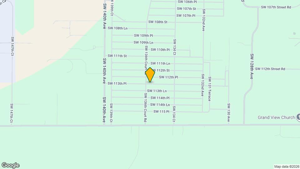 13670 SW 113th Pl Map and Location Details