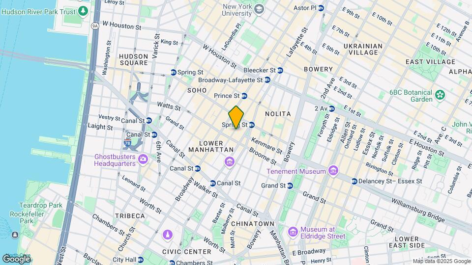 45 Crosby St Map and Location Details