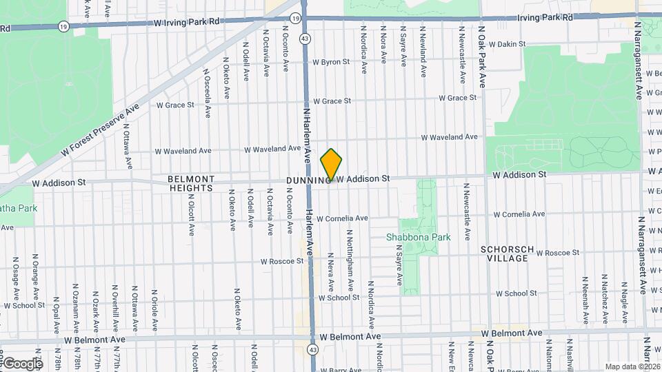 3555 N Neva Ave Map and Location Details