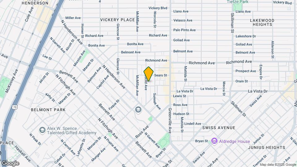 1906 Euclid Ave Mapa y Detalles de la Ubicación