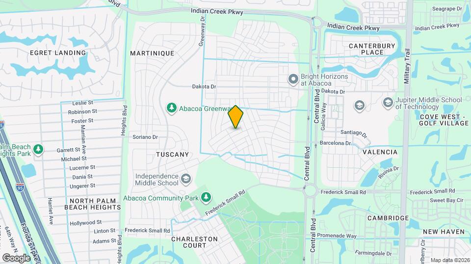 1323 N Jeaga Dr Map and Location Details