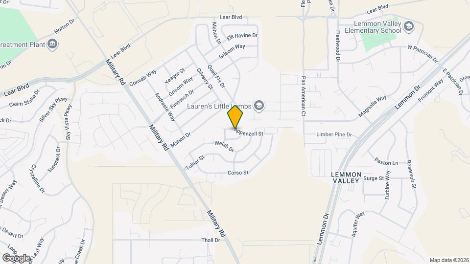 7650 Appenzell St Map and Location Details