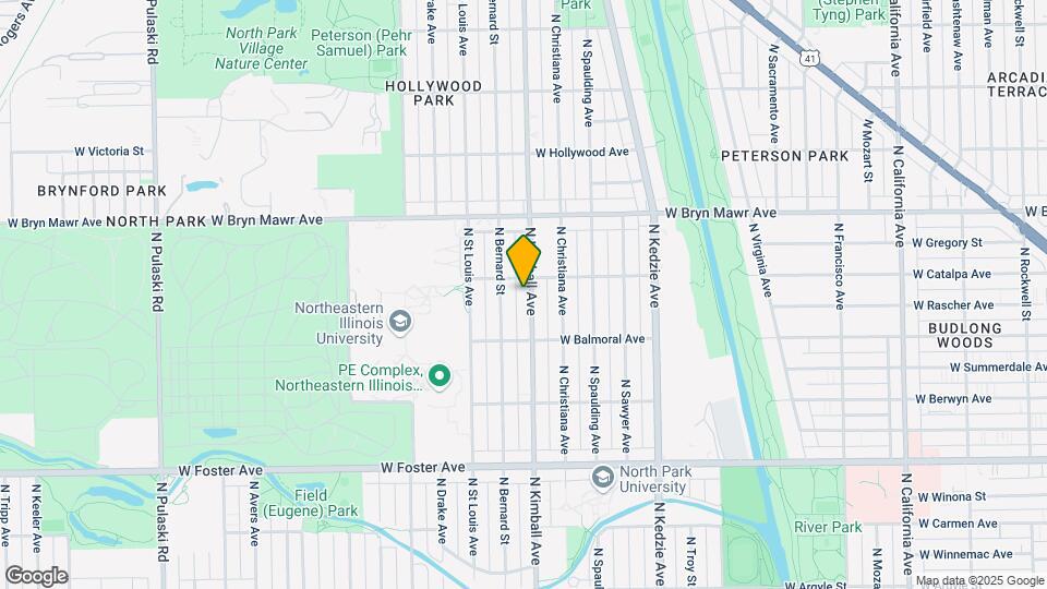 5444 N Kimball Ave Map and Location Details