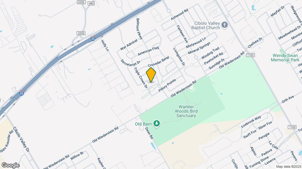 2537 Hourless Oaks Ln Map and Location Details