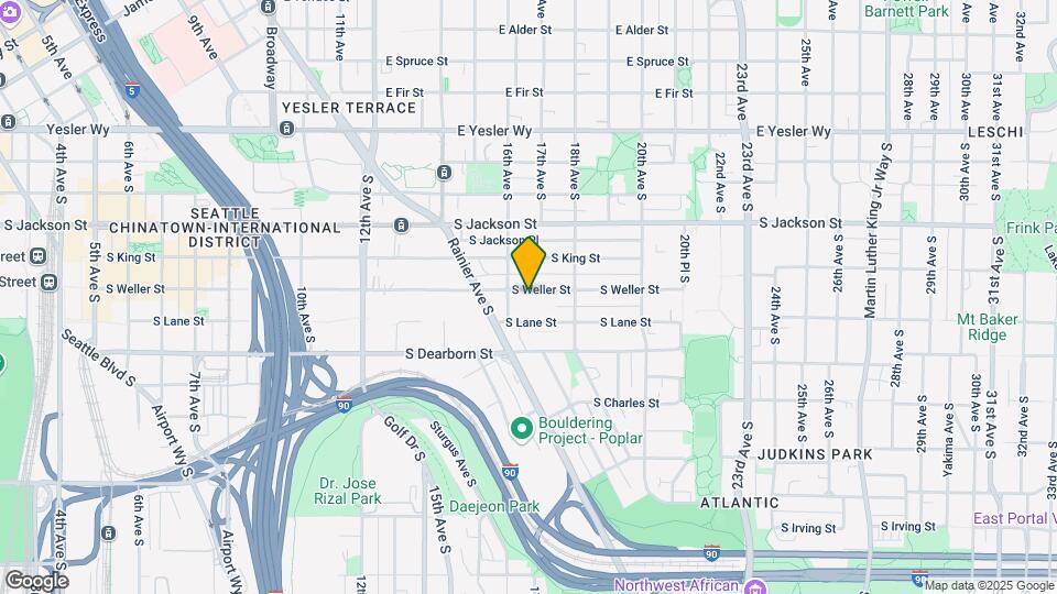 1611 S Weller St Mapa y Detalles de la Ubicación